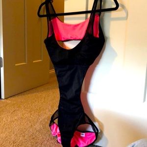 Doll Swimwear monokini black/pink reversible